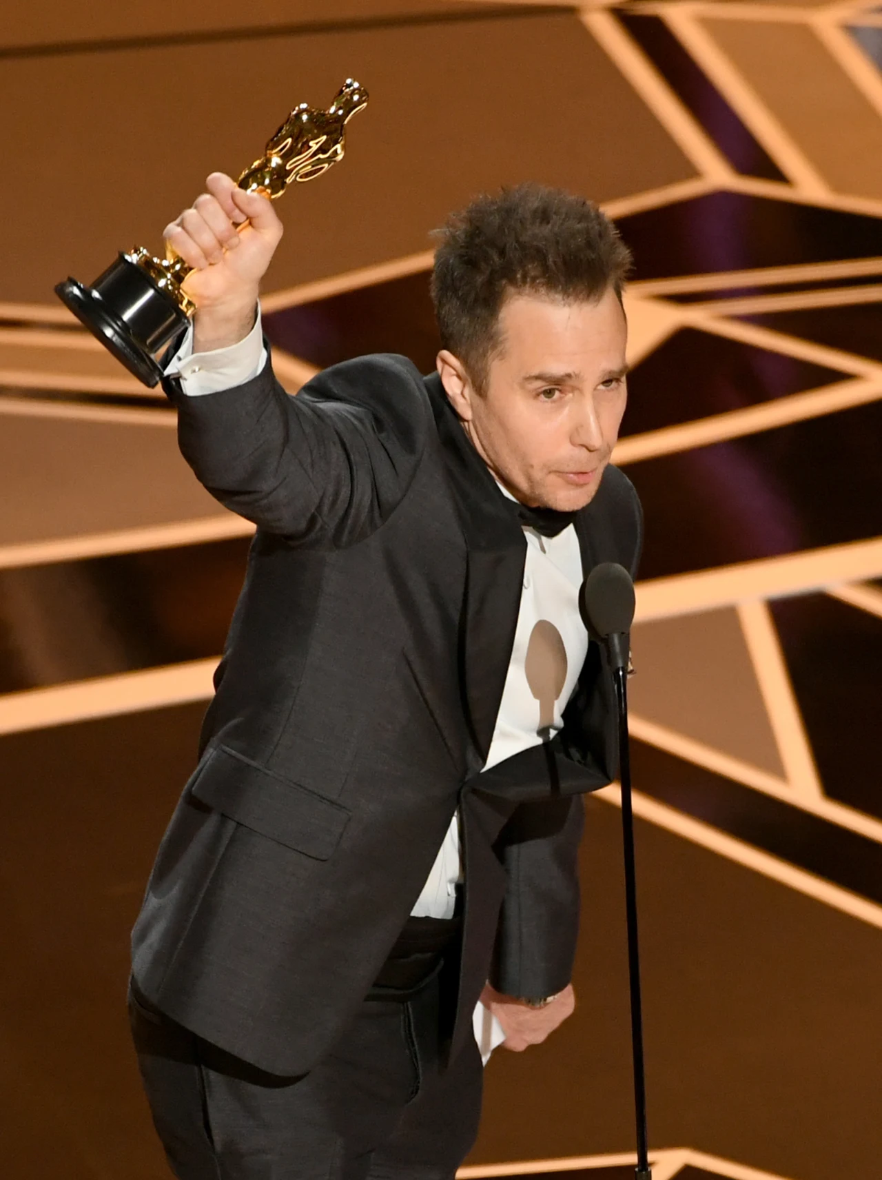 Najlepszy aktor drugoplanowy Sam Rockwell - za rolę w filmie "Trzy billboardy za Ebbing, Missouri"