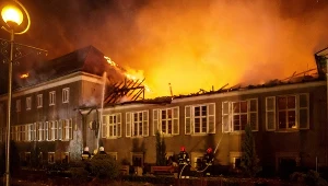 Spłonął budynek Zakładu Przyrodoleczniczego w Szczawnie-Zdroju