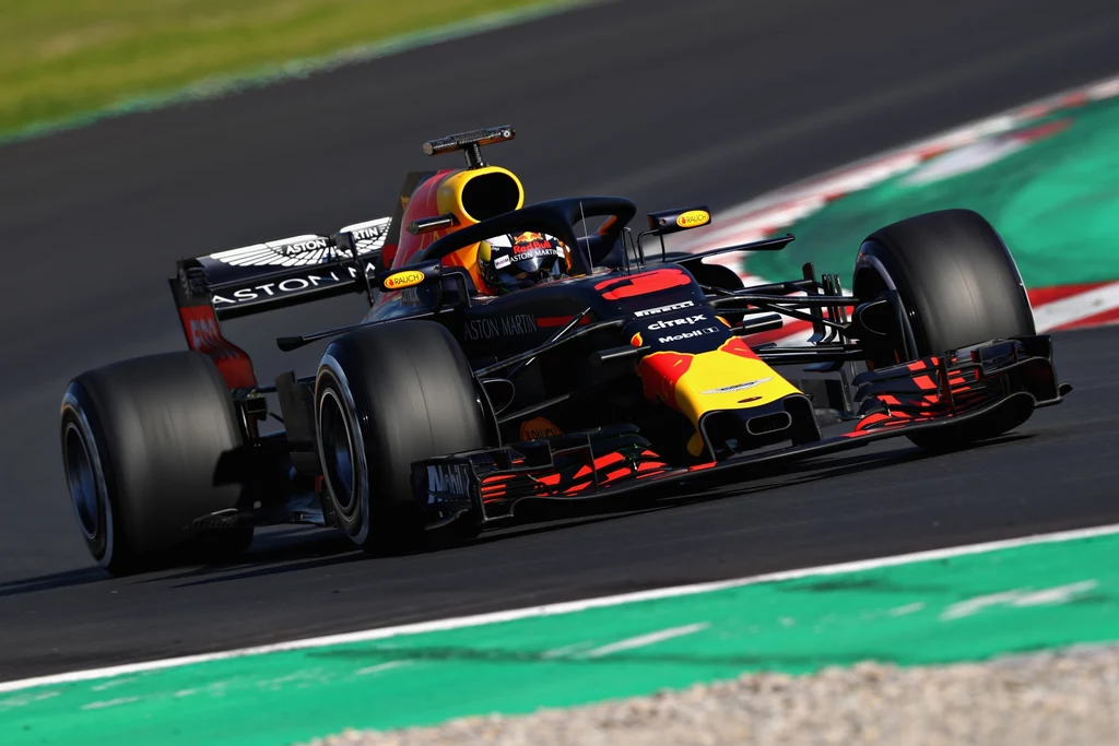 Ricciardo podczas testów