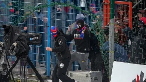 Na stadionie w Gliwicach doszło do burd.