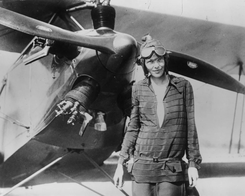 Amelia Earhart - jedna z najsłynniejszych kobiet-pilotów swoich czasów