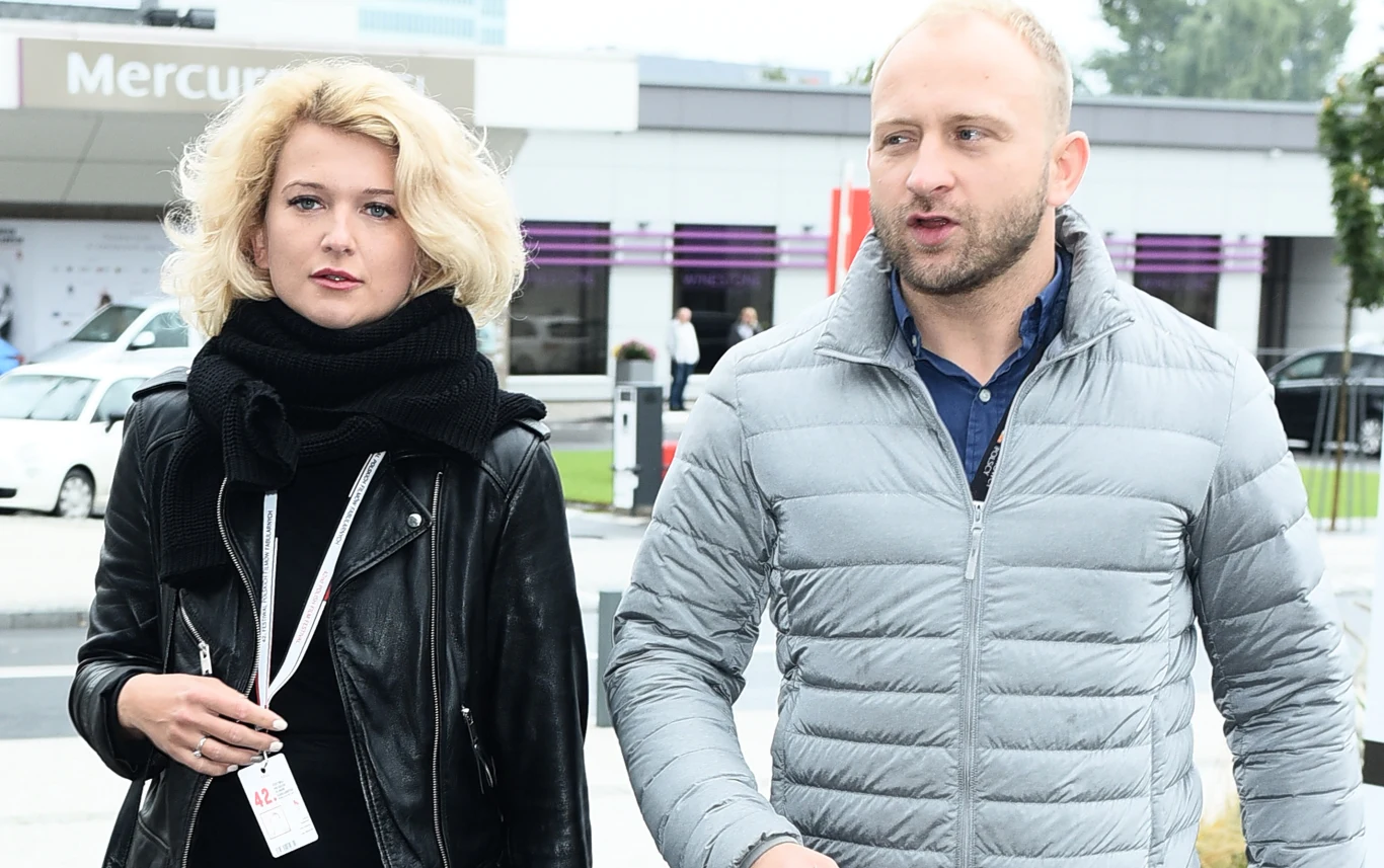 Justyna Jeger-Nagłowska i Borys Szyc