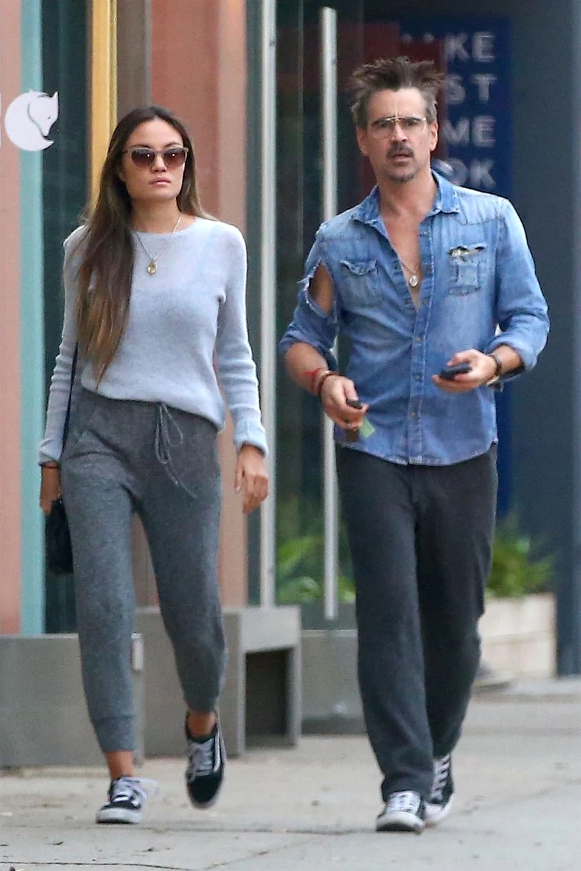 Colin Farrell z partnerką Colin Farrell z partnerką