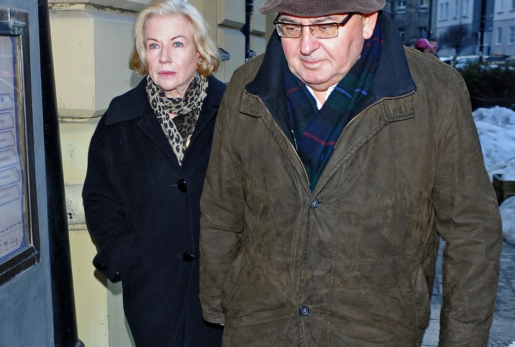 Bożena Dykiel z mężem Bożena Dykiel z mężem