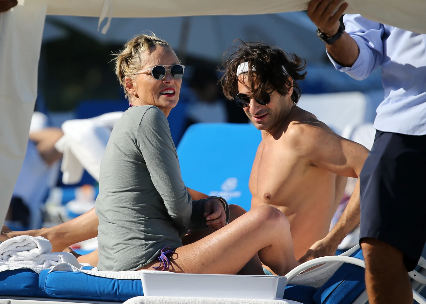 Sharon Stone z kochankiem Sharon Stone z kochankiem