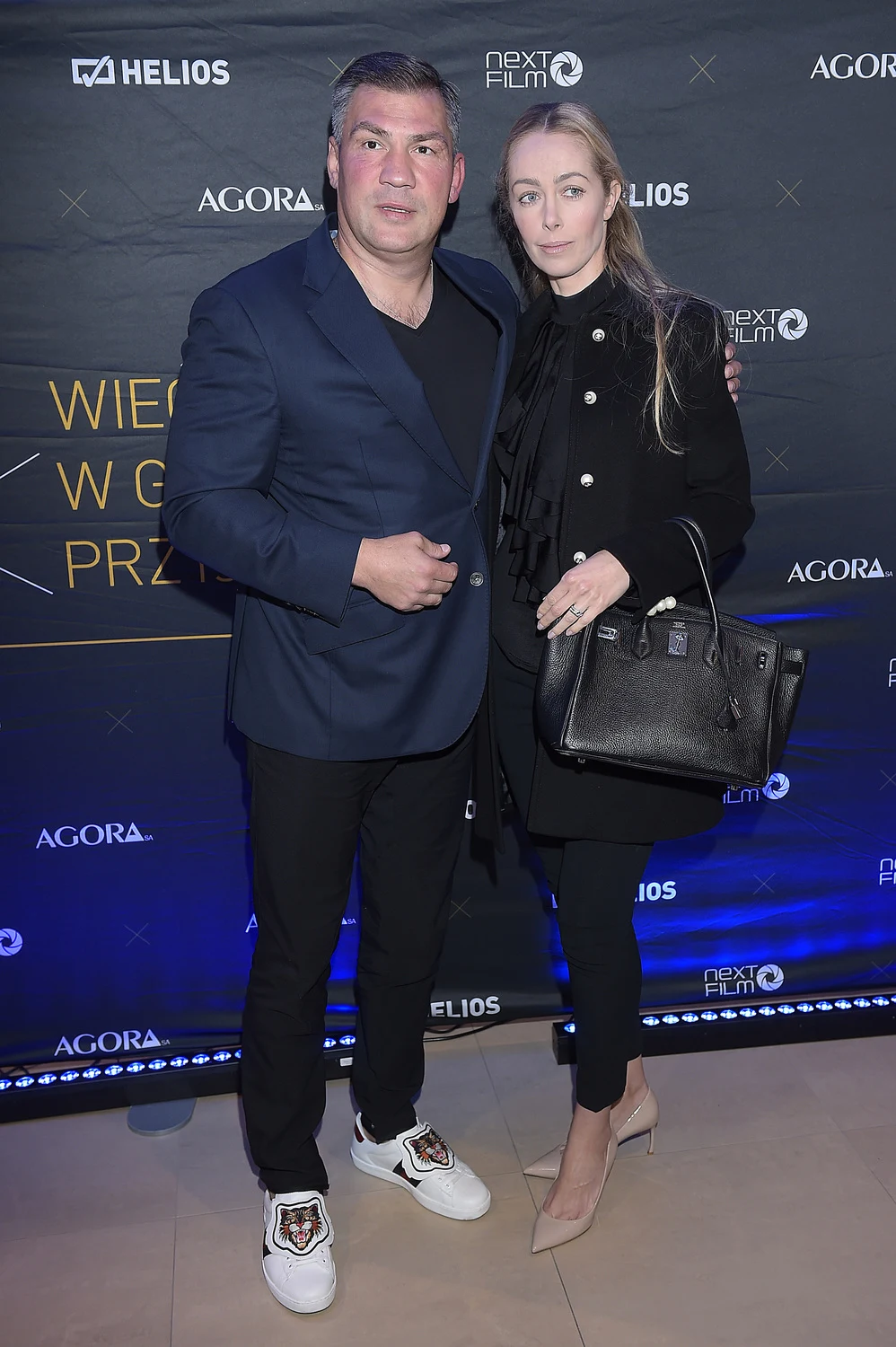 Dariusz Michalczewski z żoną