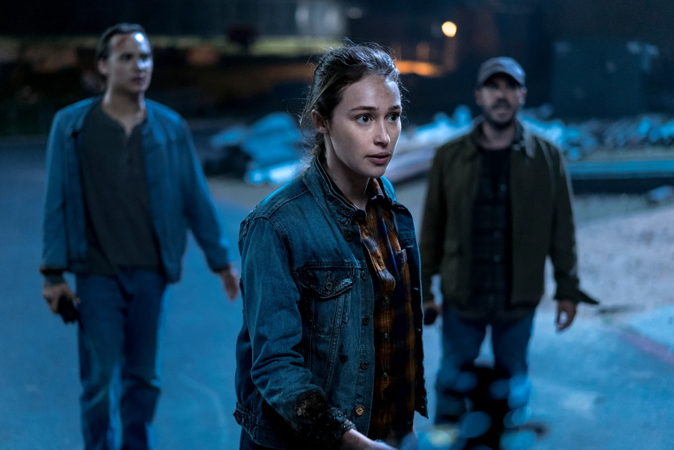 Frank Dillane jak Nick Clark i Alycia Debnam-Carey jako Alicia