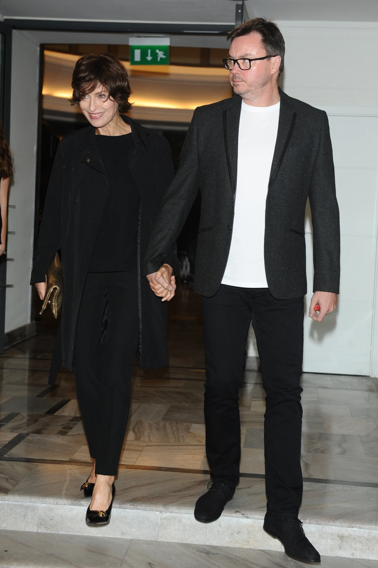 Danuta Stenka z mężem Danuta Stenka z mężem