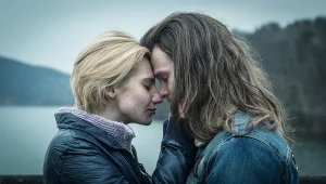 Małgorzata Gorol i Mateusz Kościukiewicz w filmie "Twarz"