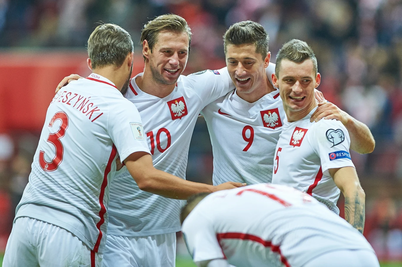 Piłkarze reprezentacji Polski w piłkę nożną