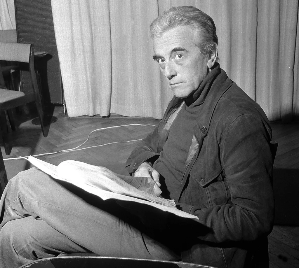 Andrzej Łapicki, zdjęcie archiwalne Andrzej Łapicki, zdjęcie archiwalne