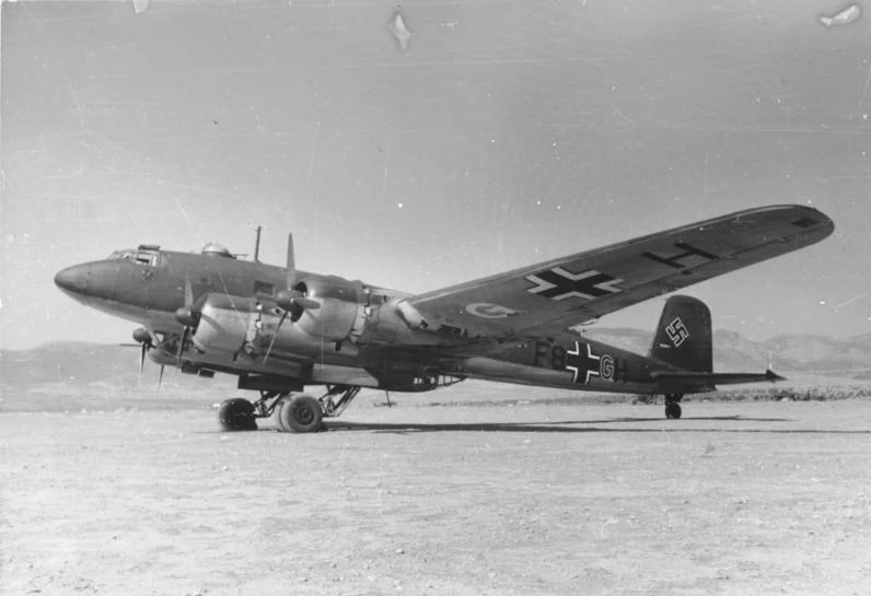 Focke-Wulf Fw-200 Condor - pasażerski samolot przystosowany do służby w Luftwaffe