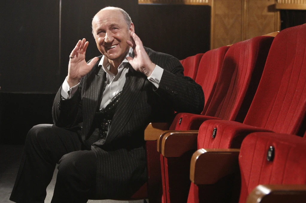 Piotr Fronczewski w spektaklu "Ja, Feuerbach" (2013)