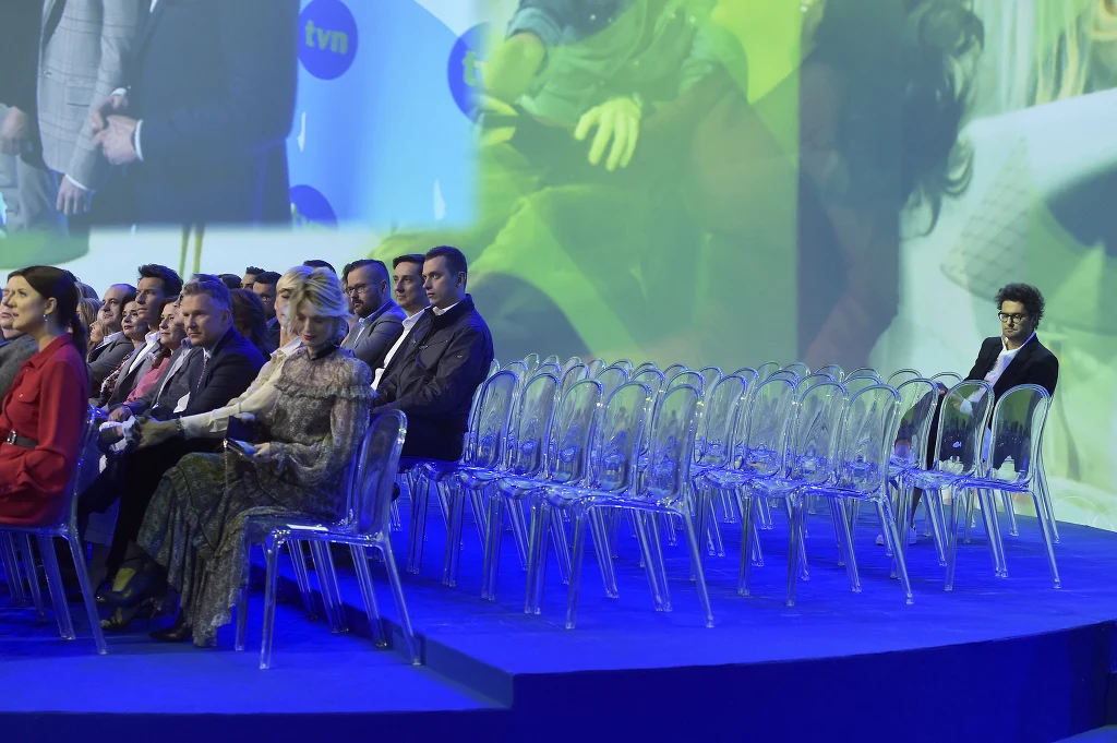 Kuba Wojewódzki samotny na prezentacji ramówki TVN! Kuba Wojewódzki samotny na prezentacji ramówki TVN!