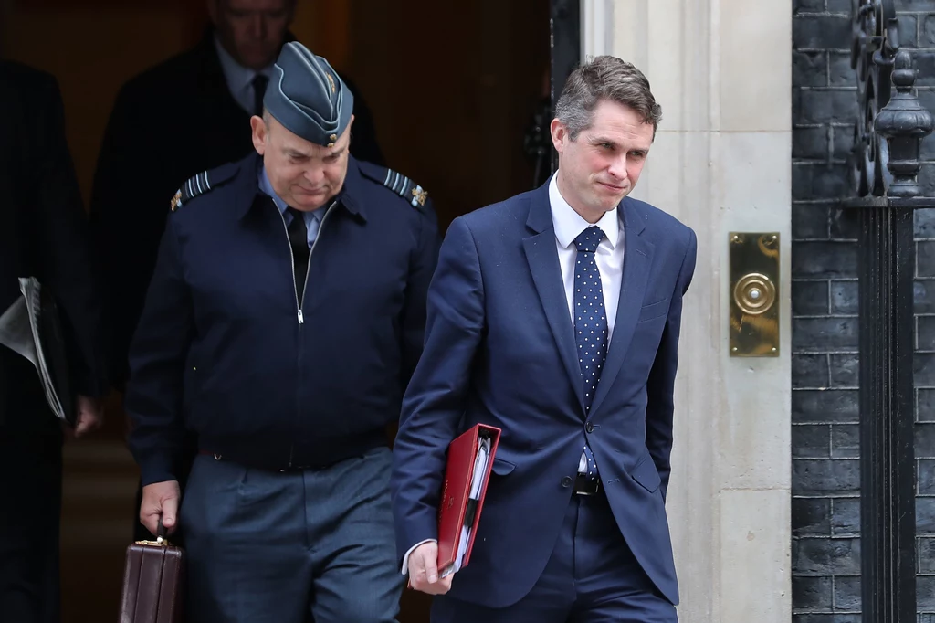 Minister obrony Wielkiej Brytanii Gavin Williamson Minister obrony Wielkiej Brytanii Gavin Williamson