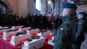 Uroczystości pogrzebowe szczątków żołnierzy poległych w 1920 r.