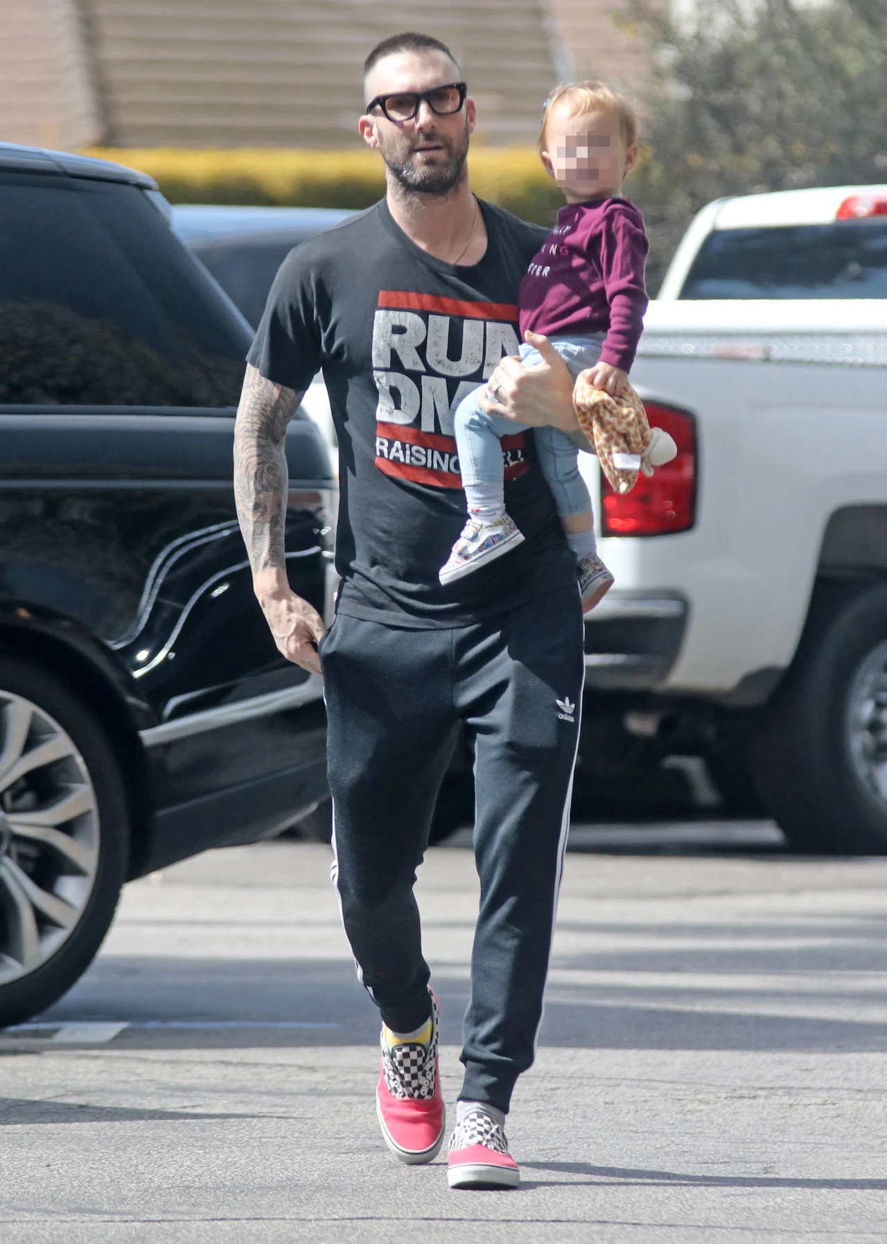 Adam Levine z córką Dusty Rose Adam Levine z córką Dusty Rose