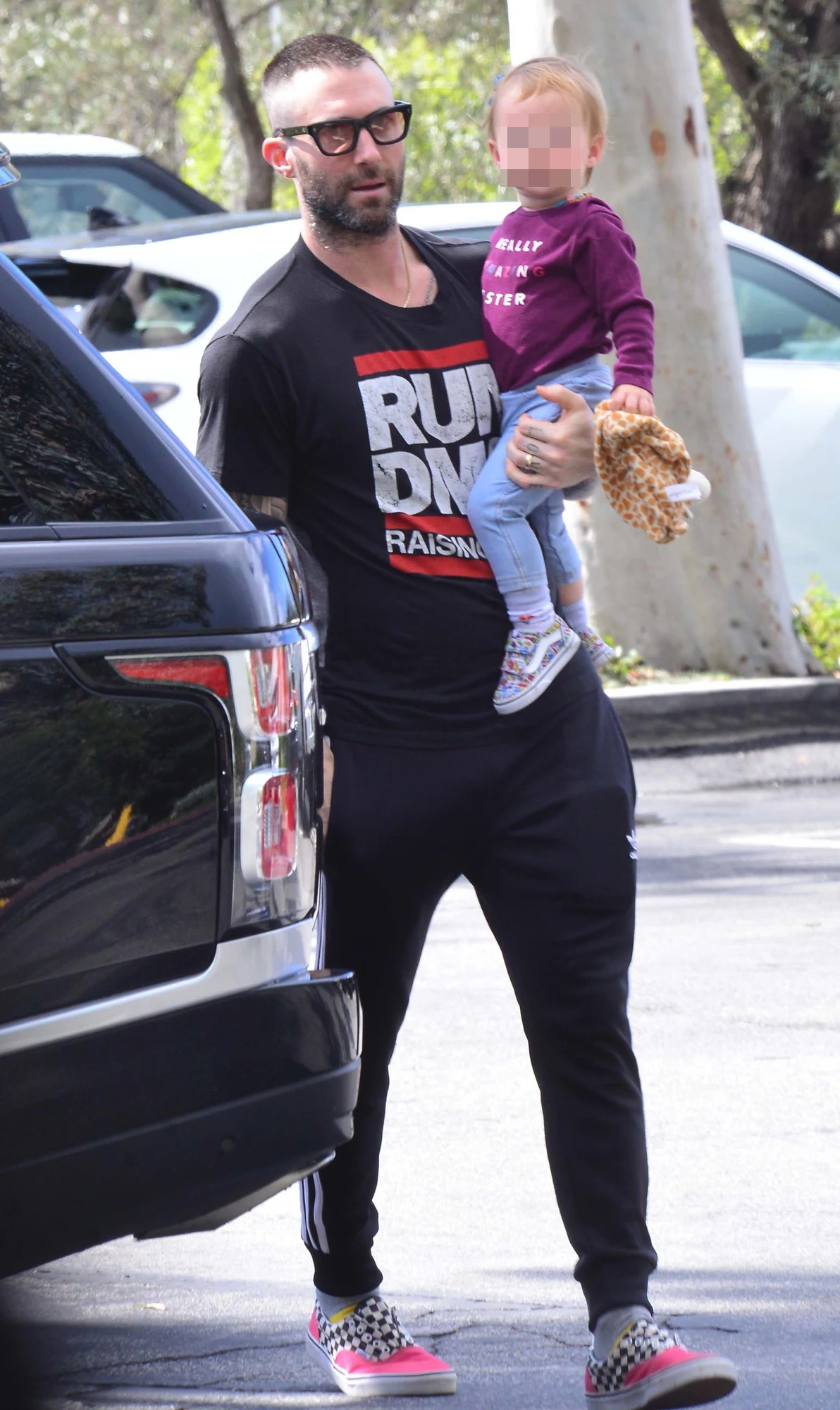 Adam Levine z córką Dusty Rose Adam Levine z córką Dusty Rose