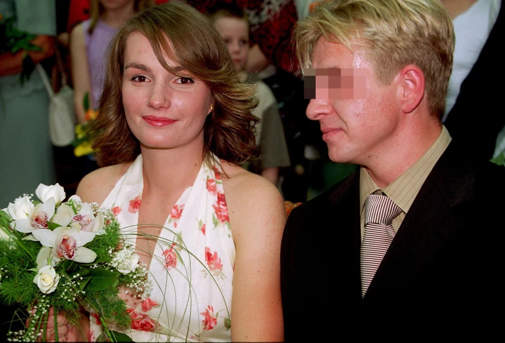 Jagna Marczułajtis z pierwszym mężem