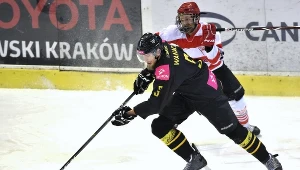 Jakub Wanacki z Tauronu GKS-u Katowice i Kacper Bryniczka z Comarch Cracovii.