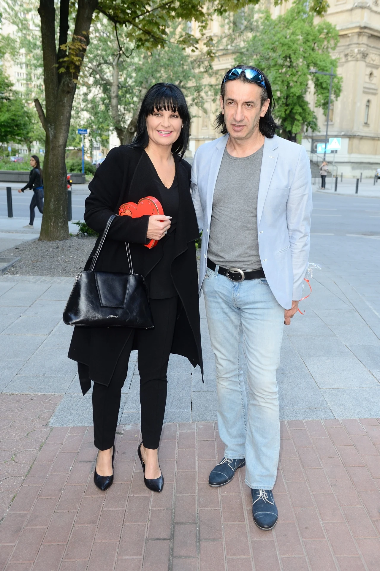 Iwona Pavlović z mężem Iwona Pavlović z mężem