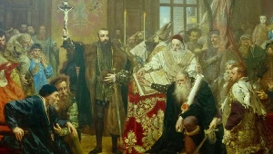 Fragment obrazu Jana Matejki "Unia Lubelska"