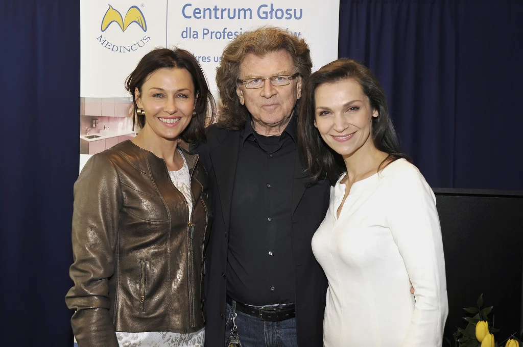 Zbigniew Wodecki i Olga Bończyk w towarzystwie Anny Popek Zbigniew Wodecki i Olga Bończyk w towarzystwie Anny Popek
