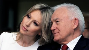 Leszek Miller z tajemniczą blondynką