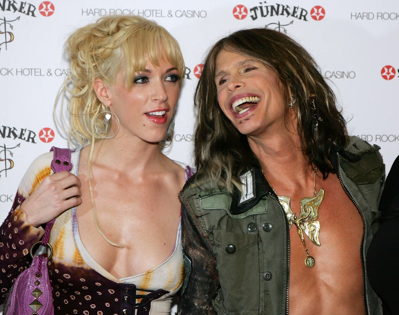Steven Tyler i Erin Brady w 2007 r.