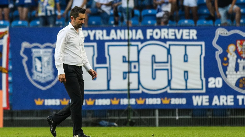 Trener Lecha Poznań Nenad Bjelica Trener Lecha Poznań Nenad Bjelica
