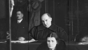 Oskarżona Rita Gorgonowa podczas procesu, 1933 r.