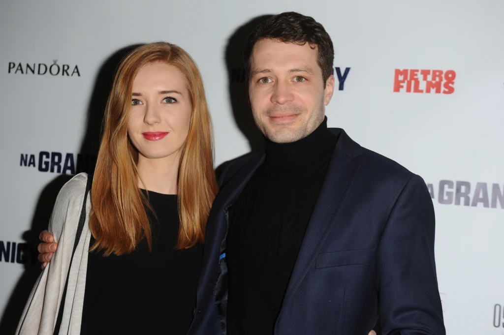 Andrzej Młynarczyk z narzeczoną, Elizą