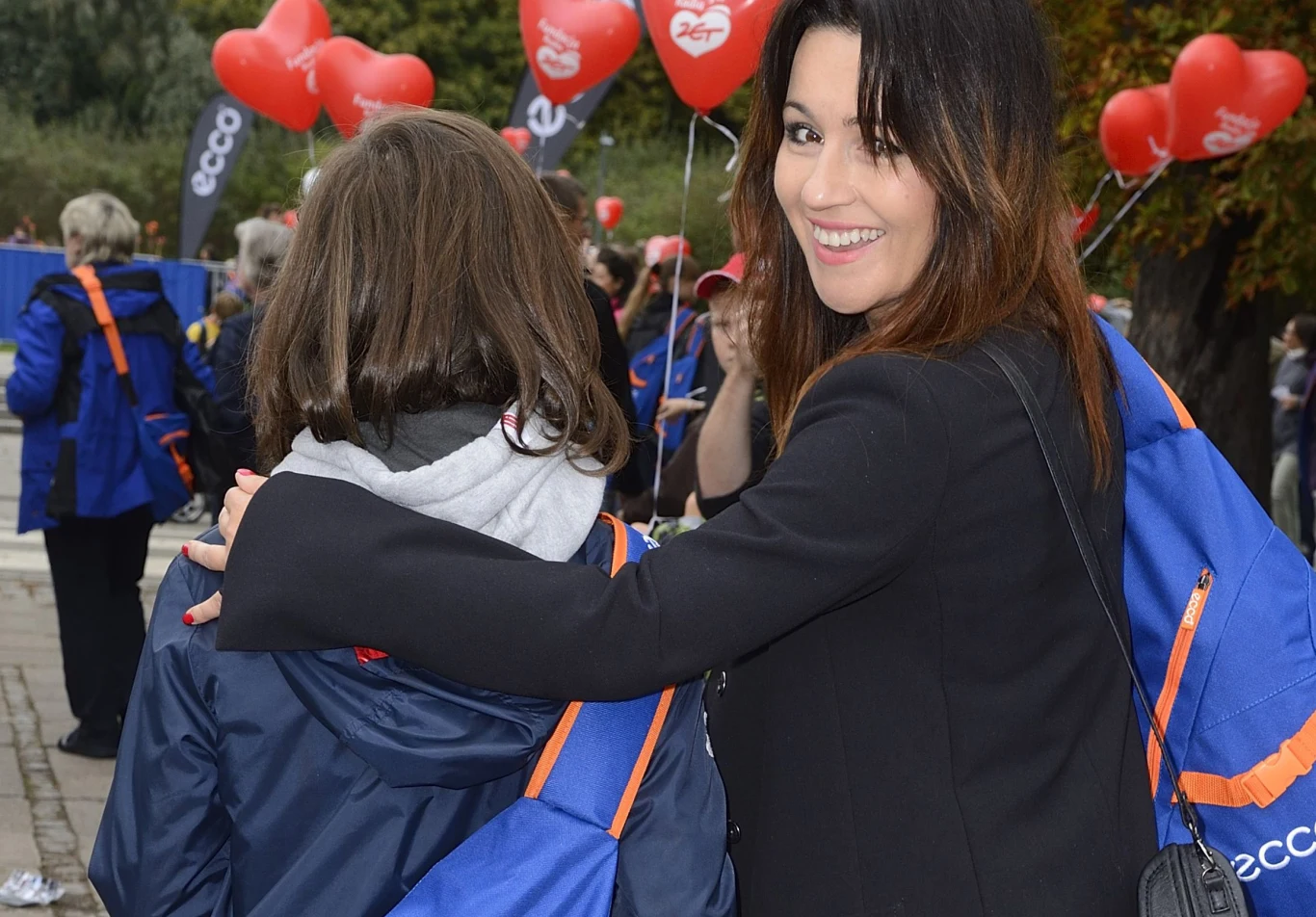 Beata Tadla z synem, 2013 rok Beata Tadla z synem, 2013 rok