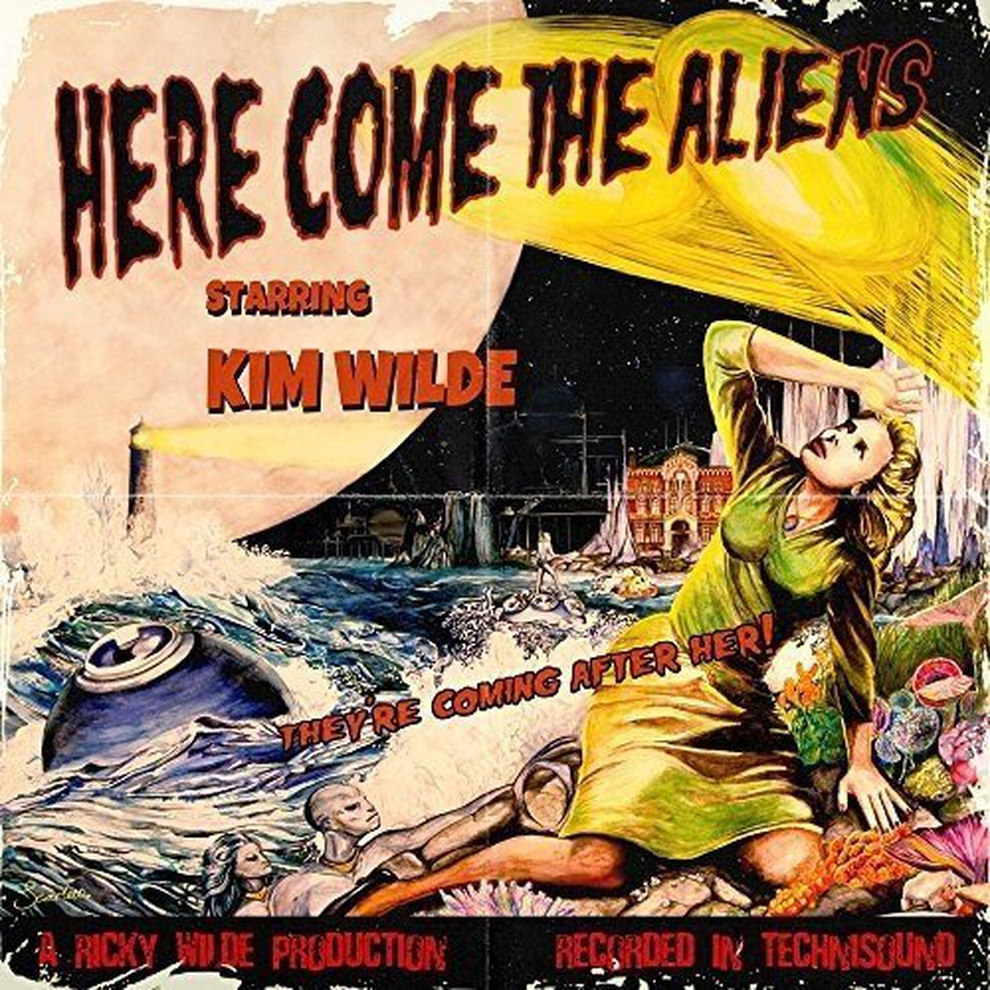 Okładka płyty "Here Come The Aliens" Kim Wilde