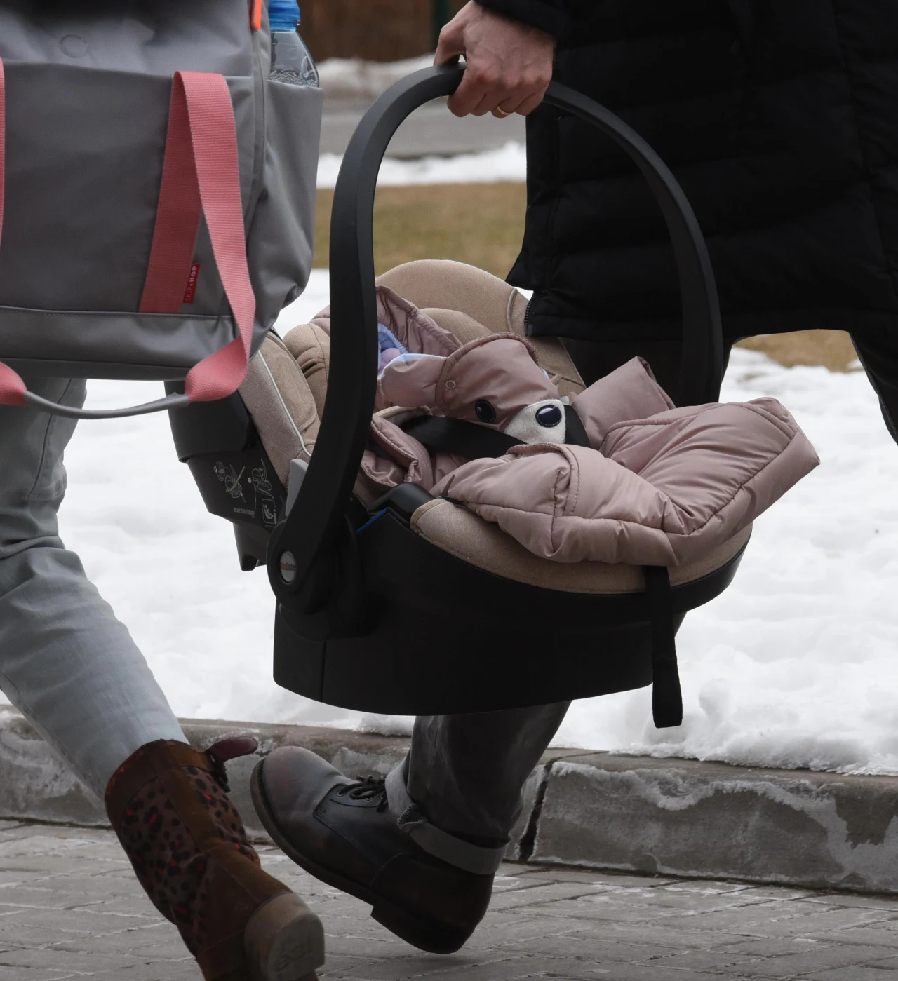 Krystian Wieczorek z córką Krystian Wieczorek z córką