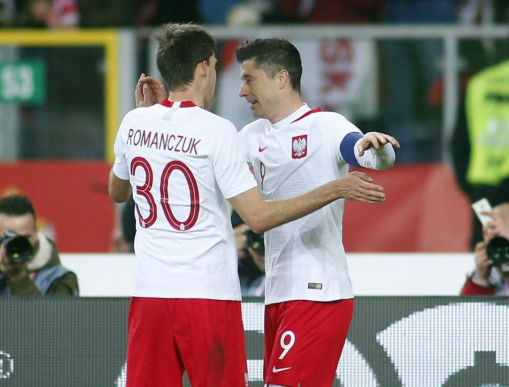 Robert Lewandowski i Taras Romanczuk Robert Lewandowski i Taras Romanczuk