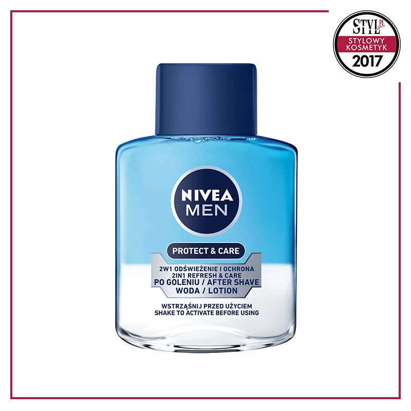 Kategoria: Pielęgnacja mężczyzn, NIVEA MEN Protect & Care woda po goleniu 2w1; NIVEA Kategoria: Pielęgnacja mężczyzn, NIVEA MEN Protect & Care woda po goleniu 2w1; NIVEA