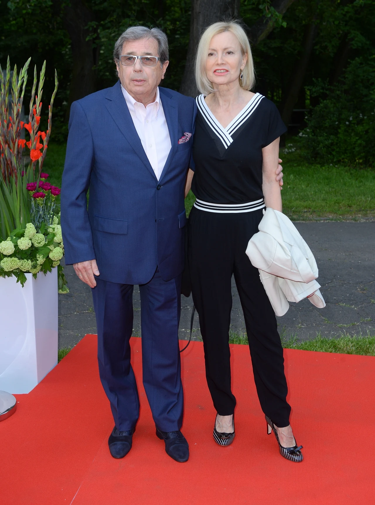 Janusz Gajos z żoną