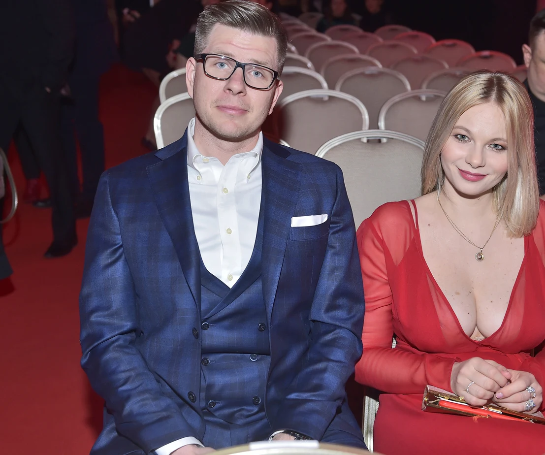 Filip Chajzer z partnerką Małgorzatą 