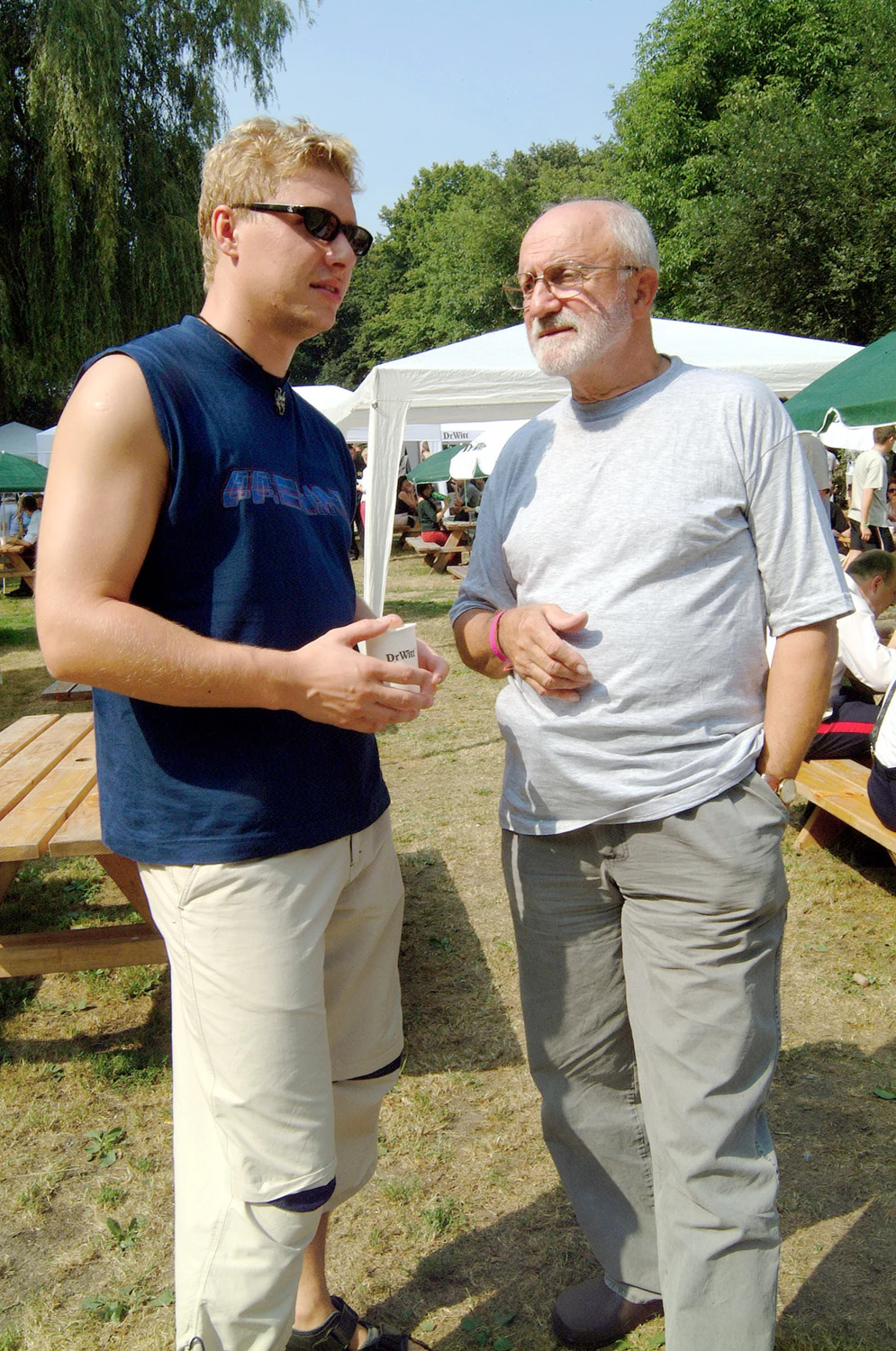 Henryk Machalica, na zdj. z Andrzejem Nejmanem Henryk Machalica, na zdj. z Andrzejem Nejmanem
