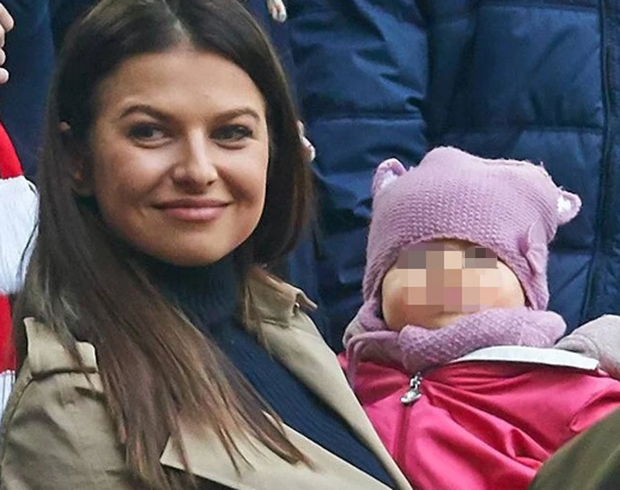 Anna Lewandowska z Klarą Anna Lewandowska z Klarą