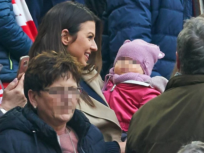 Anna Lewandowska z Klarą Anna Lewandowska z Klarą