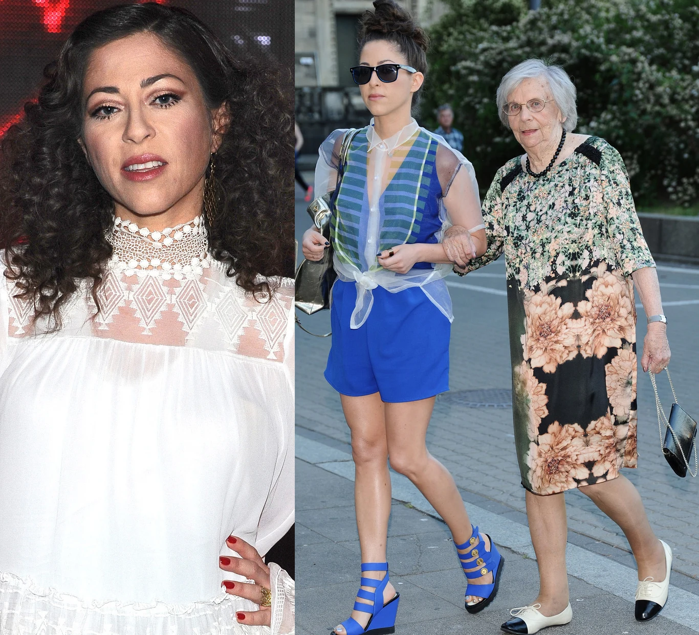 Natalia Kukulska z babcią Haliną