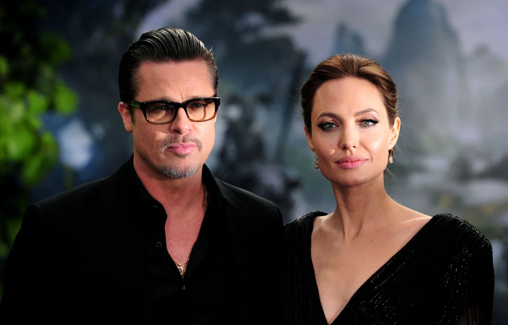 Angelina Jolie i Brad Pitt w 2014 roku Angelina Jolie i Brad Pitt w 2014 roku