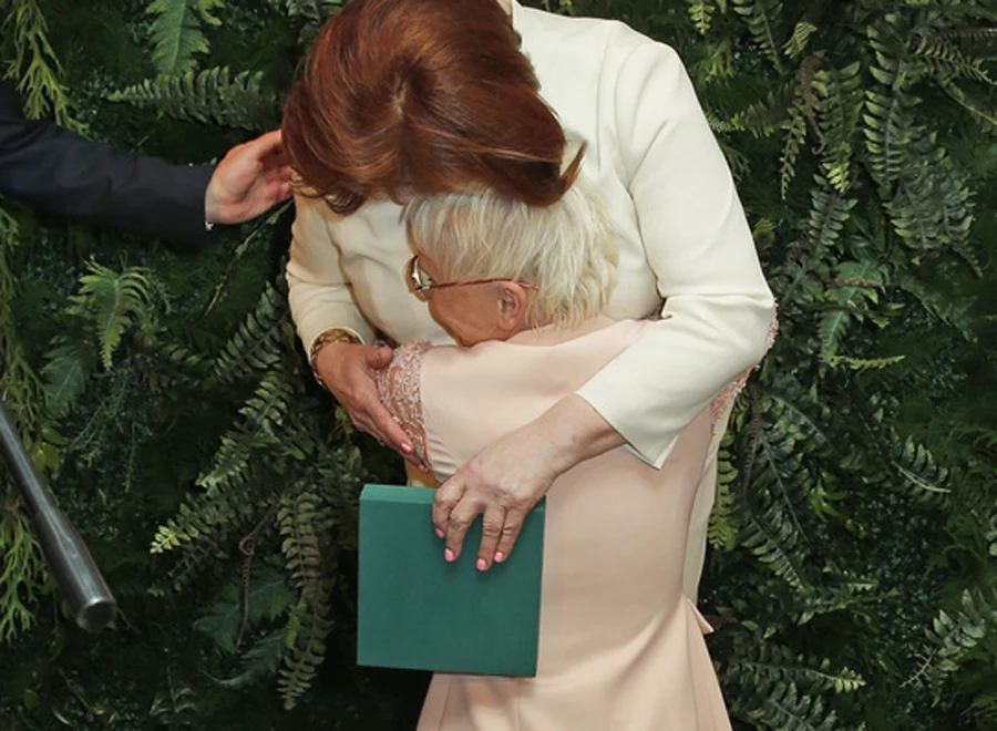 Ewa Błaszczyk i Lidia Owsiak Ewa Błaszczyk i Lidia Owsiak