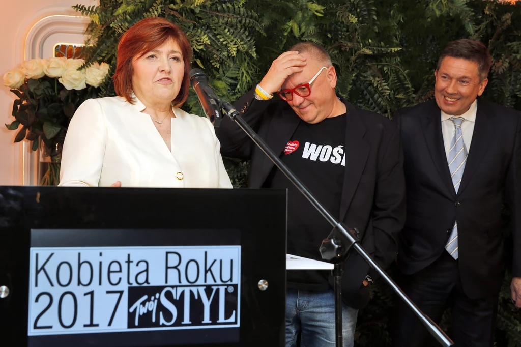 Lidia Owsiak, Jerzy Owsiak i Jacek Szmidt, redaktor naczelny Twojego STYLU