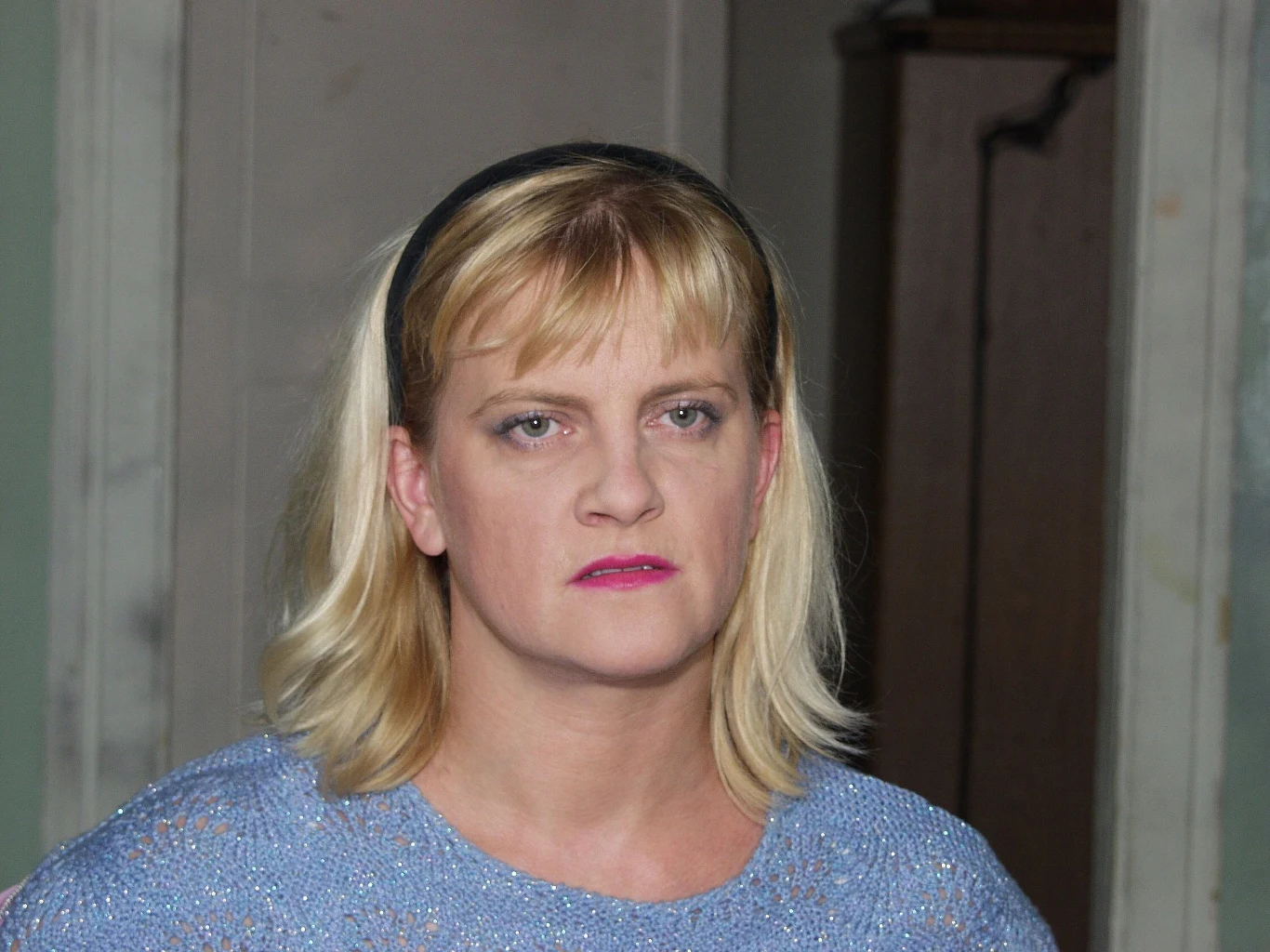 Marzena Kipiel-Sztuka na planie "Świata według Kiepskich" Marzena Kipiel-Sztuka na planie "Świata według Kiepskich"