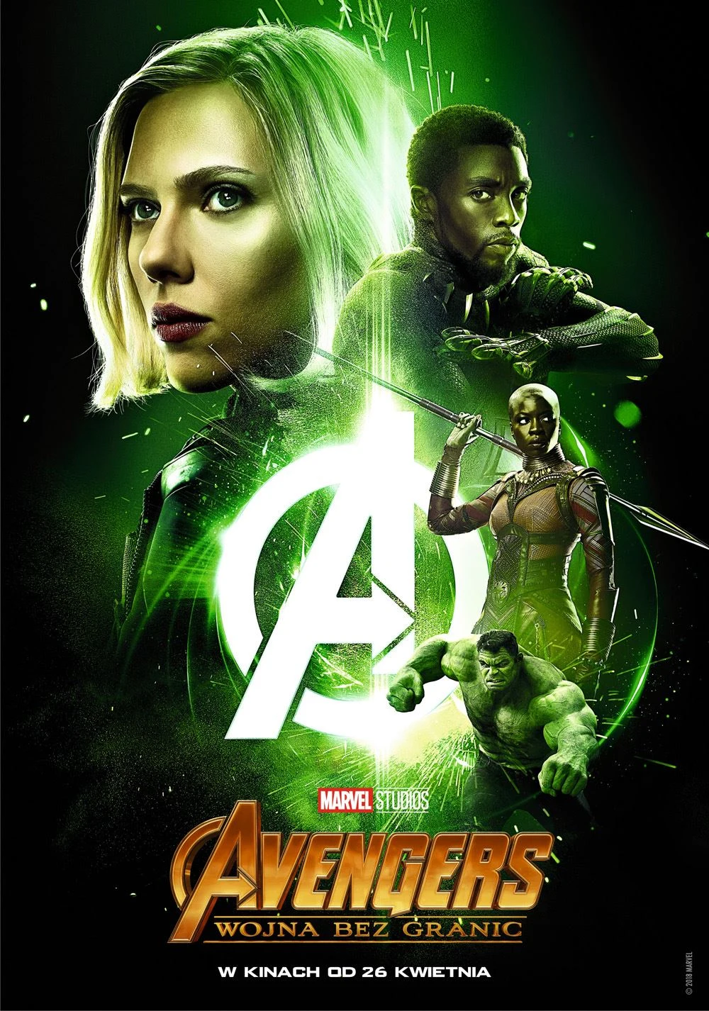 Czarna Wdowa, Czarna Pantera, Okoye, Hulk