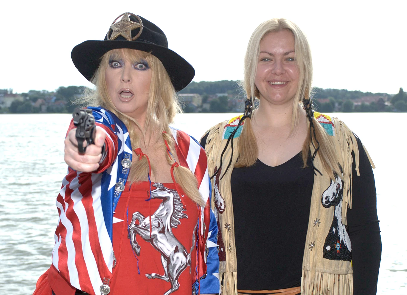 Maryla z córką Maryla z córką