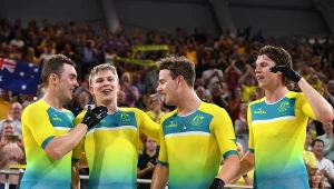 Od lewej: Leigh Howard, Alex Porter, Sam Welsford i Kelland O'Brien